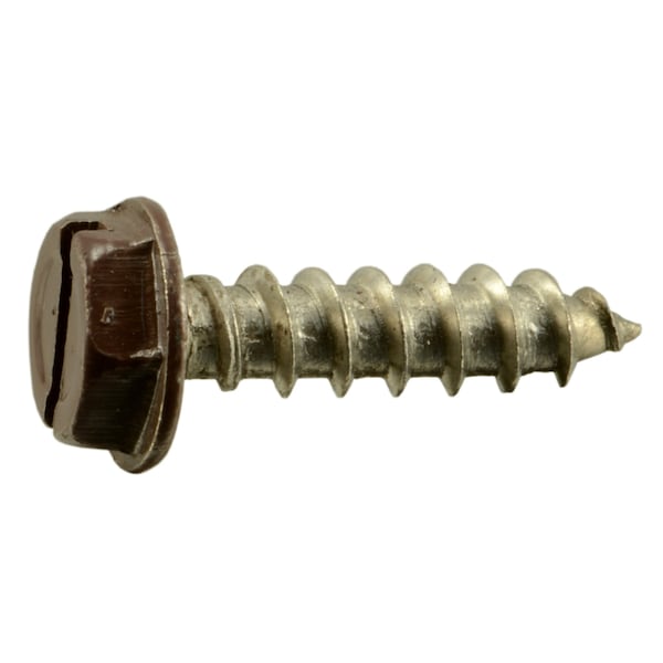 Midwest Fastener Sheet Metal Screw, #10 x 3/4 in, Painted 18-8 Stainless Steel Flange Hex Head 15 PK 71071 - main